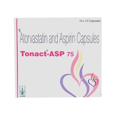 Atorvastatin 10 Mg Aspirin 75 Mg At Rs 350 Box Cholesterol Drug In