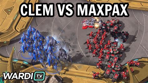 Clem Vs Maxpax Tvp Warditv Tl Map Contest Starcraft Youtube