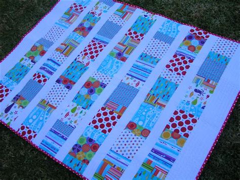 Thimbelina: Upsized Charm Square baby Quilt instructions