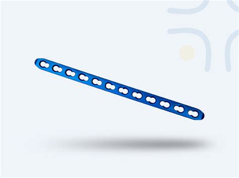 2 7mm LCP Straight Plate GMP MediTech