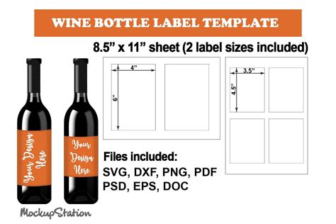 Free Printable Customizable Wine Label Templates Canva 55 OFF