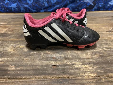 Adidas Youth Soccer Cleats 11 Pink Black White Ebay