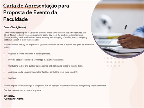 Carta De Apresentação Faculdade Pronta - 6