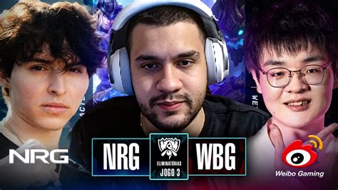 NRG x Weibo Gaming Jogo 3 MD5 Worlds 2023 Eliminatórias DIA