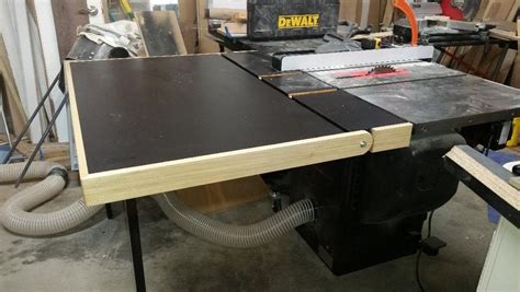 Outfeed Table For Sawstop Professional Tablesaw By Emtwoodworker