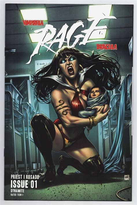 Vampirella Dracula Rage Cvr C Mike Krome Variant Dynamite Nm