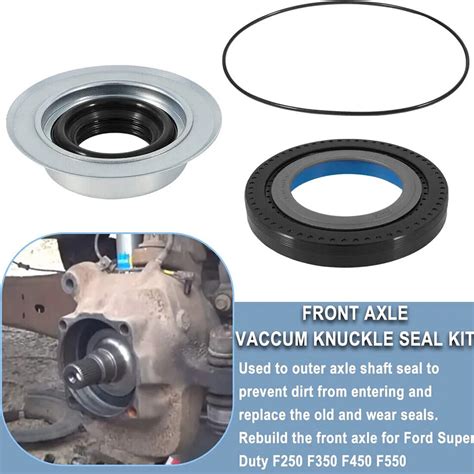 NEW Front Axle Vaccum Seal Kit For Ford Super Duty F250 350 450 550