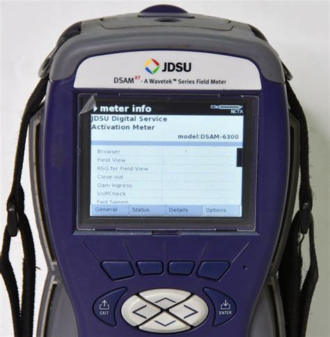 JDSU DSAM 6300 XT Field Meter W Options Docsis 3 0 Stratasync Home Cert