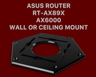 Asus Router Wall Mount Ceiling Mount Bracket Rt Ax U Ax Etsy