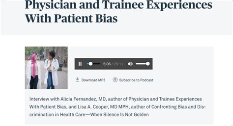 JAMA Interview with Dr. Cooper about Patient Bias — Johns Hopkins ...