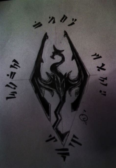 Pin By Marcel Wilson On Tattoo Ideas Skyrim Tattoo Tattoo Designs