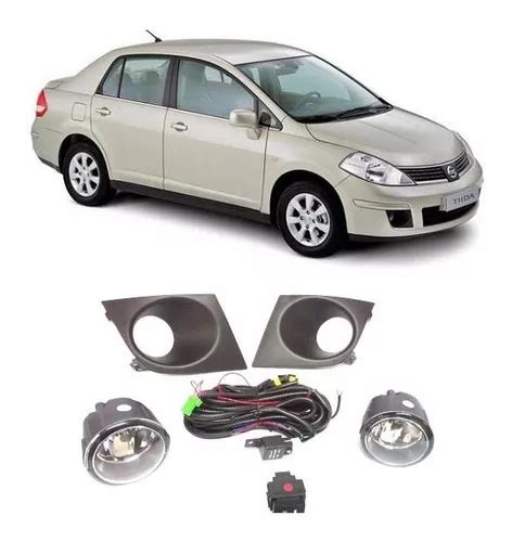 Kit Neblinero Nissan Tiida 2009 En Adelante Completo Cuotas sin interés