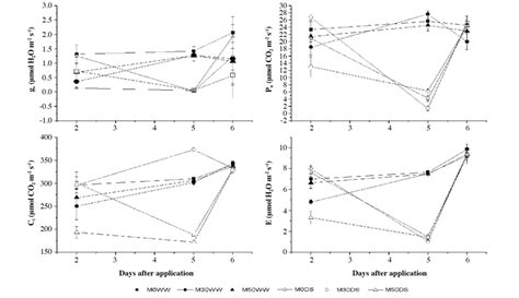 Stomatal Conductance GS Intercellular CO2 Concentration Ci Net