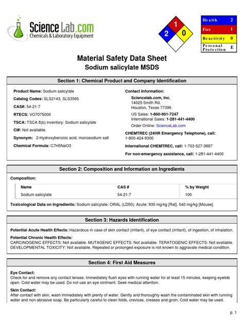 Msds Pdf Pdf Toxicity Personal Protective Equipment