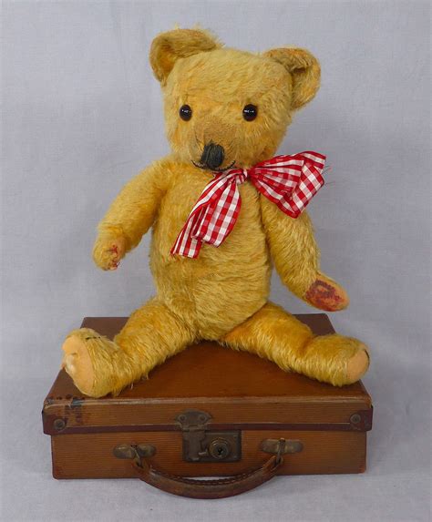 Merrythought Teddy In Antique Teddy Bears