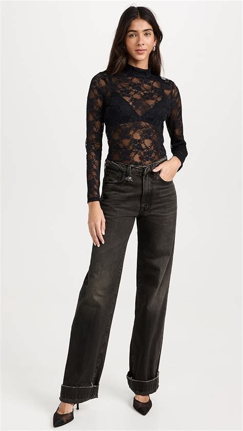 Endless Rose Floral Lace See Through Top Shopbop