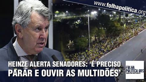 Senador Heinze Aponta Cumplicidade Do Senado Tirania De Moraes E