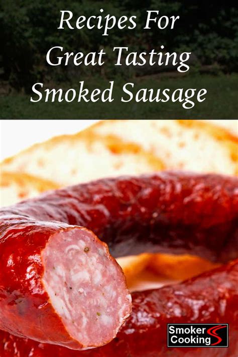 Smoked Sausage Recipes and Sausage Smoking Tips and Information