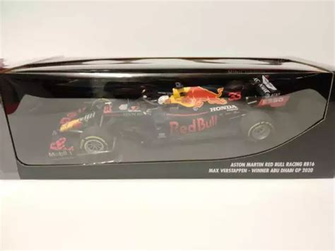 MINICHAMPS RED BULL RB16 Max Verstappen Onyx Winner Abu Dhabi Gp EUR