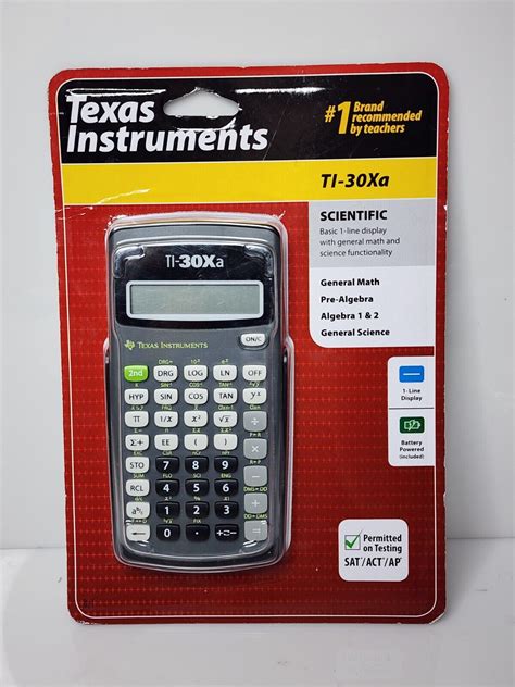 Texas Instruments Ti Xa Scientific Calculator Brand New And Free