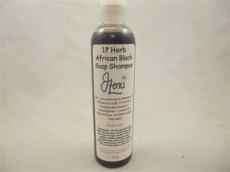 17 Herb African Black Soap Shampoo Black Soap Shampoo Herbal Shampoo Conditioning Shampoo