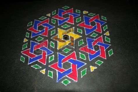 Geometric Rangoli Design | Big Rangoli Design