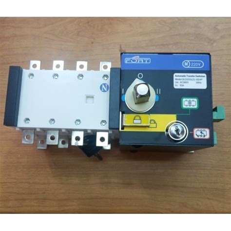 Jual Baru Cos Motorized FORT ATS 63A 4P Change Over Switch Panel ATyS