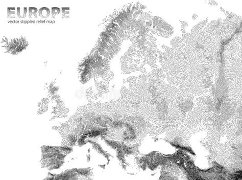 Europe Relief Map Stock Illustration Illustration Of Earth 4468049