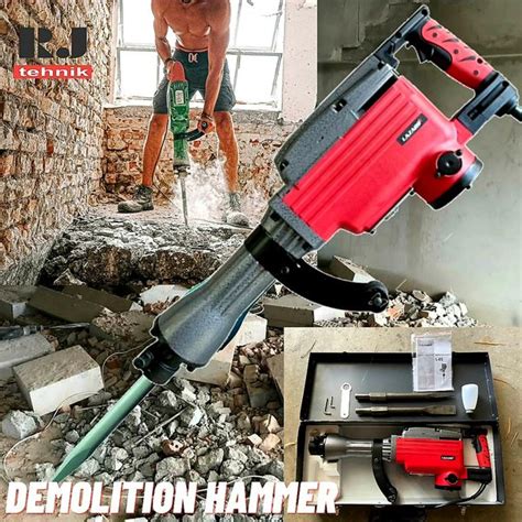 Jual Mesin Bor Aspal Bobok Tembok Beton Demolition Hammer Lazaro L65 Di