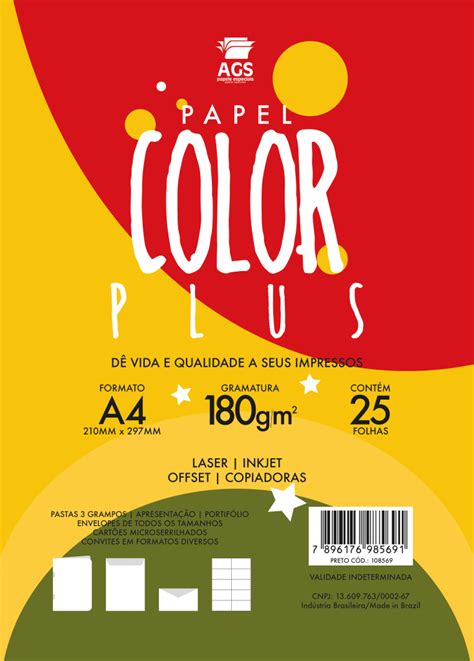 PAPEL A4 COLORSET 180 G M² MARRON 50 FLS Bahia Artes Gráficas