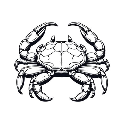 Premium Vector Vector Sea Crab Hand Drawn Engraving Style Sketch