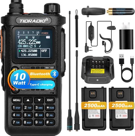 Amazon TIDRADIO TD H3 5w Ham Handheld Radio Long Range Two Way