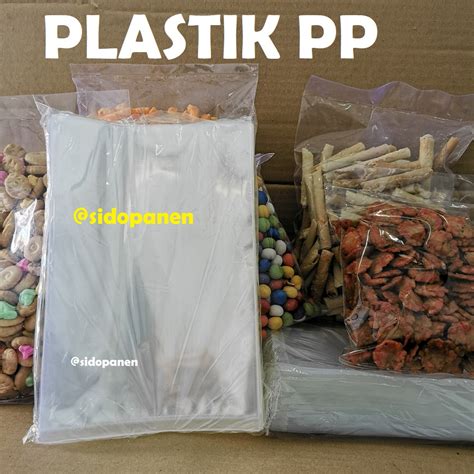 Jual PLASTIK PP KILOAN UNTUK PACKING SNACK KERIPIK KERUPUK BIJI PERMEN