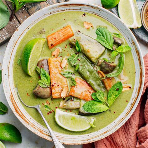 Easy Vegan Thai Green Curry Full Of Plants