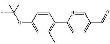 3 Pyridinecarboxaldehyde 6 2 Methyl 4 Trifluoromethoxy Phenyl CAS