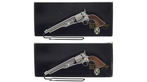 Two Colt Black Powder Series Model 1860 Army Revolvers Rock Island