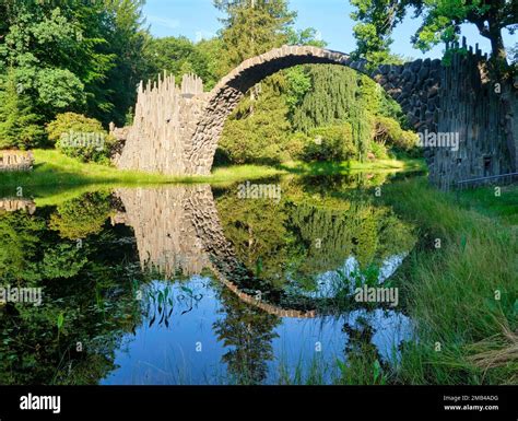 Rakotz Bridge Also Devil S Bridge In The Azalea And Rhododendron Park