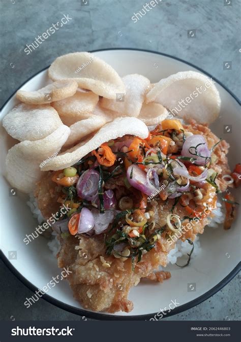 Closeup Photo Balinese Cuisine Sambal Matah Stock Photo 2062446803