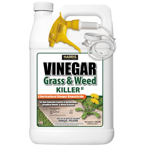 Harris Vinegar Weed And Weed Grass Killer For Organic Production Glyphosate Free 128oz