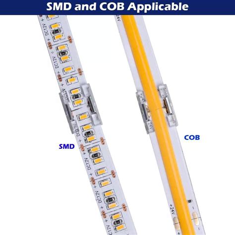 High Density Cob Led Strip Connector For Ip Mm Mm Pin Pin Pin