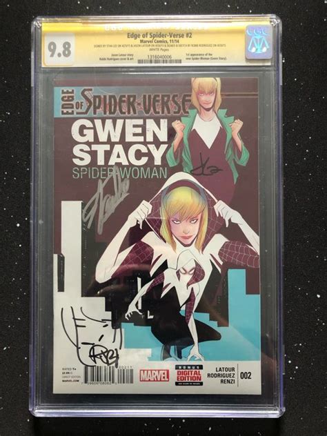 Edge Of Spider Verse Cgc Triple Signed Remarked Catawiki