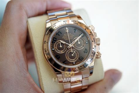 Rolex Cosmograph Daytona Full Everose Gold Chocolate Dial Mm Ref