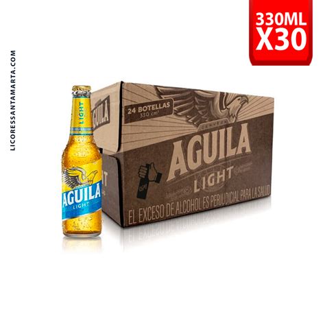 Aguila Light Botella 330ml 30 Uds Licores Santa Marta