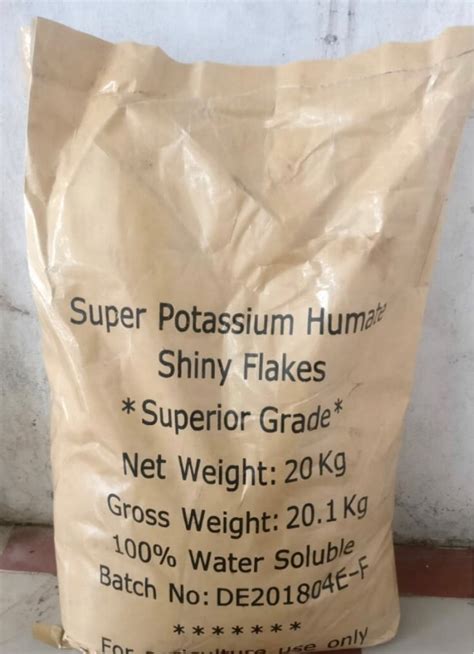 Super Potassium Humate Shiny Flakes At Rs 60 Kg Potassium Humate