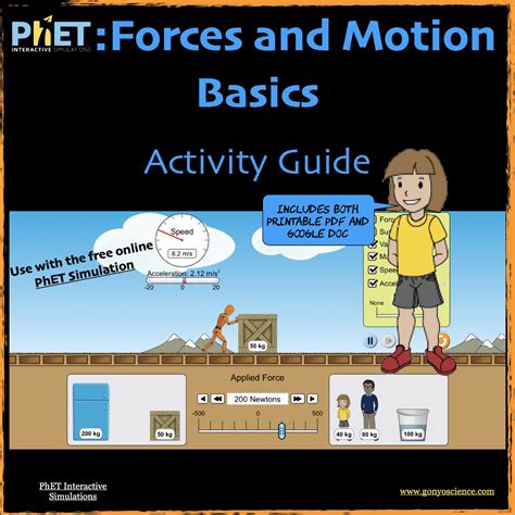 Phet Forces And Motion Basics Activity Guide Force And Motion