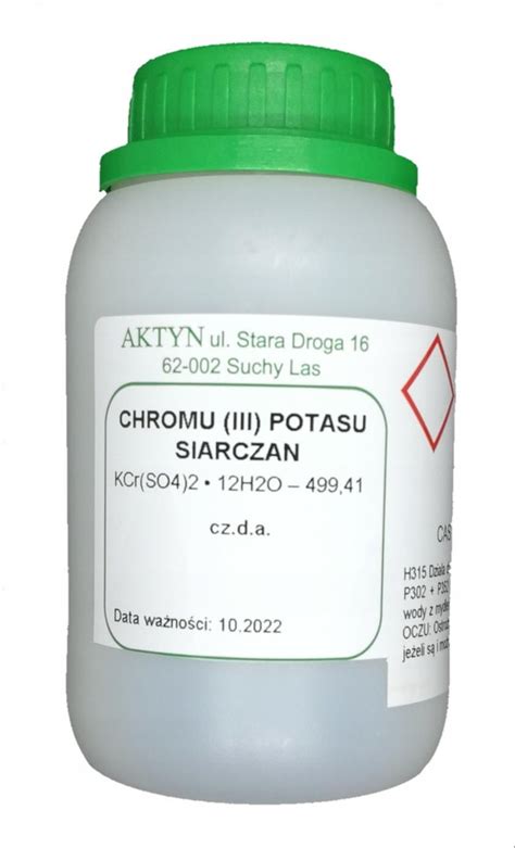 Drobne Akcesoria Medyczne Aktyn Siarczan Potasu Chromu Iii 12Hydrat Cz