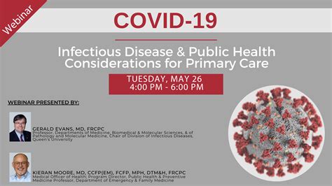 Webinar COVID 19 Infectious Disease Public Health Considerations