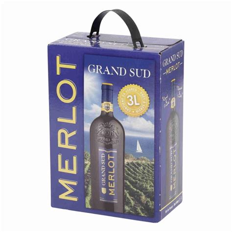 Grand Sud Merlot Red Wine 13 3 L BIB Alkostar Eu