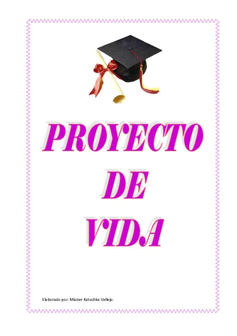 Pdf Ejemplo De Proyecto De Vida