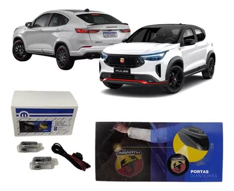 Projetor Led Luz Cortesia Porta Logo Abarth Fastback Pulse